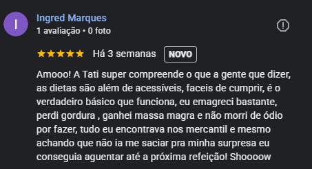 Print de avaliação real no Google 7