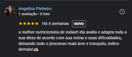 Print de avaliação real no Google 10