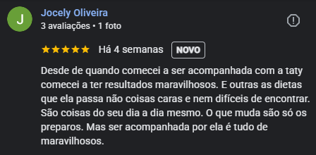 Print de avaliação real no Google 11